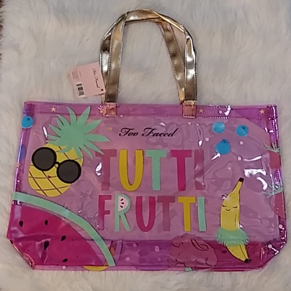 Too Faced Handbags - Too Faced Tutti Frutti Vinyl Tote Bag